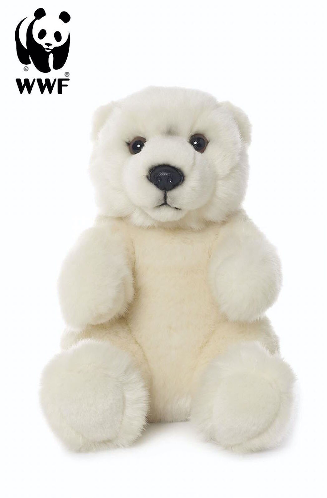 WWF Pl&uuml;schtier Eisb&auml;r (sitzend, 15cm) B&auml;r Polarbear - Bild 1