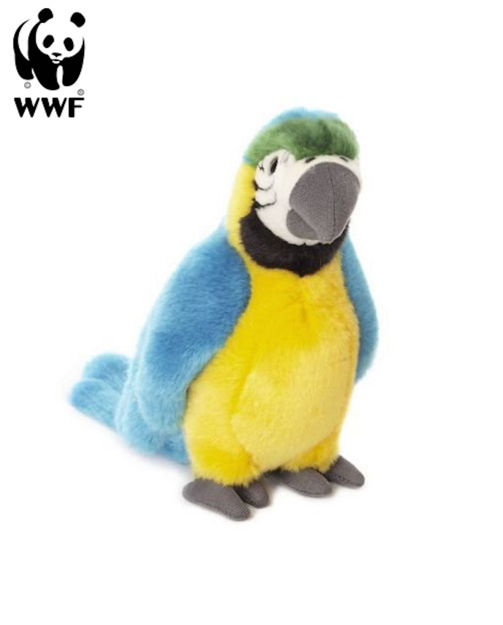 WWF - Pl&uuml;schtier - Gelbbrustara Papagei (18cm) Kuscheltier Stofftier Vogel - Bild 1