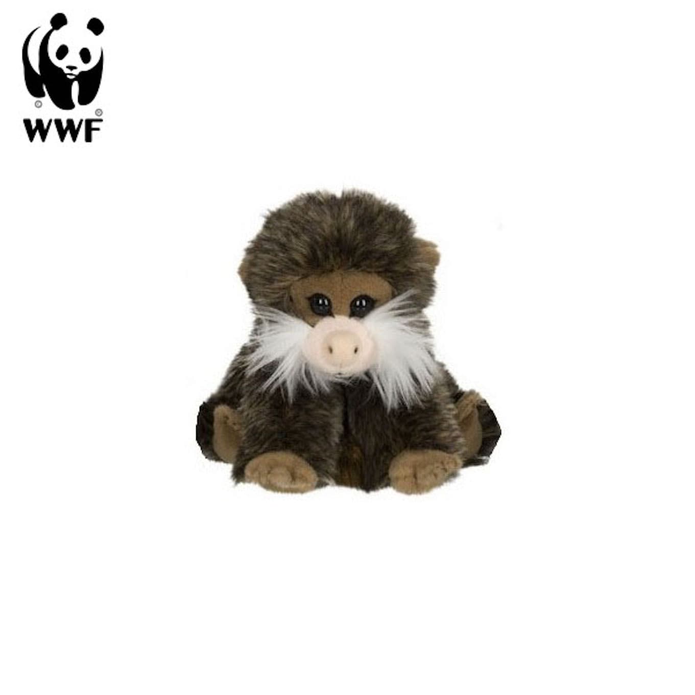 WWF Pl&uuml;schtier Bart&auml;ffchen (15cm) lebensecht Kuscheltier Stofftier Affe &Auml;ffchen - Bild 1