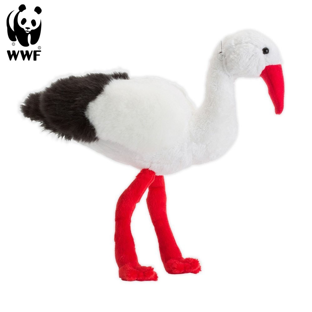 WWF - Pl&uuml;schtier - Storch (23cm) Kuscheltier Stofftier Pl&uuml;schfigur - Bild 1