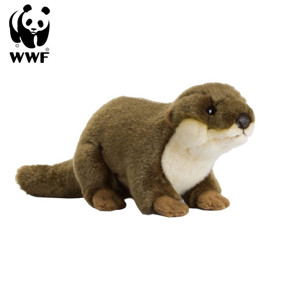 WWF Pl&uuml;schtier Europ&auml;ischer Fischotter (20cm) lebensecht Kuscheltier Stofftier - Bild 1