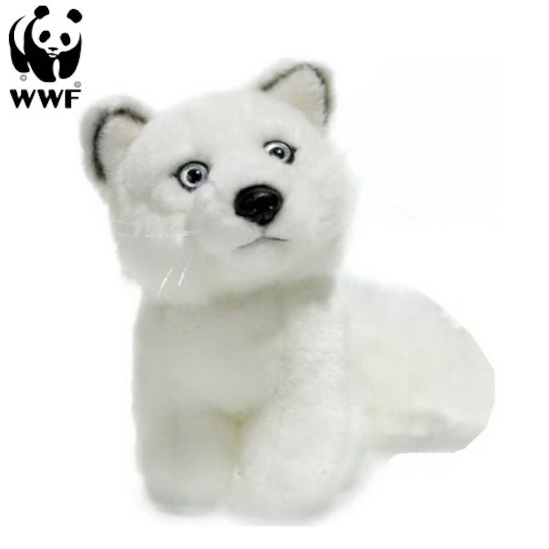 WWF - Pl&uuml;schtier - Polarfuchs Baby (15cm) lebensecht Kuscheltier Stofftier - Bild 1
