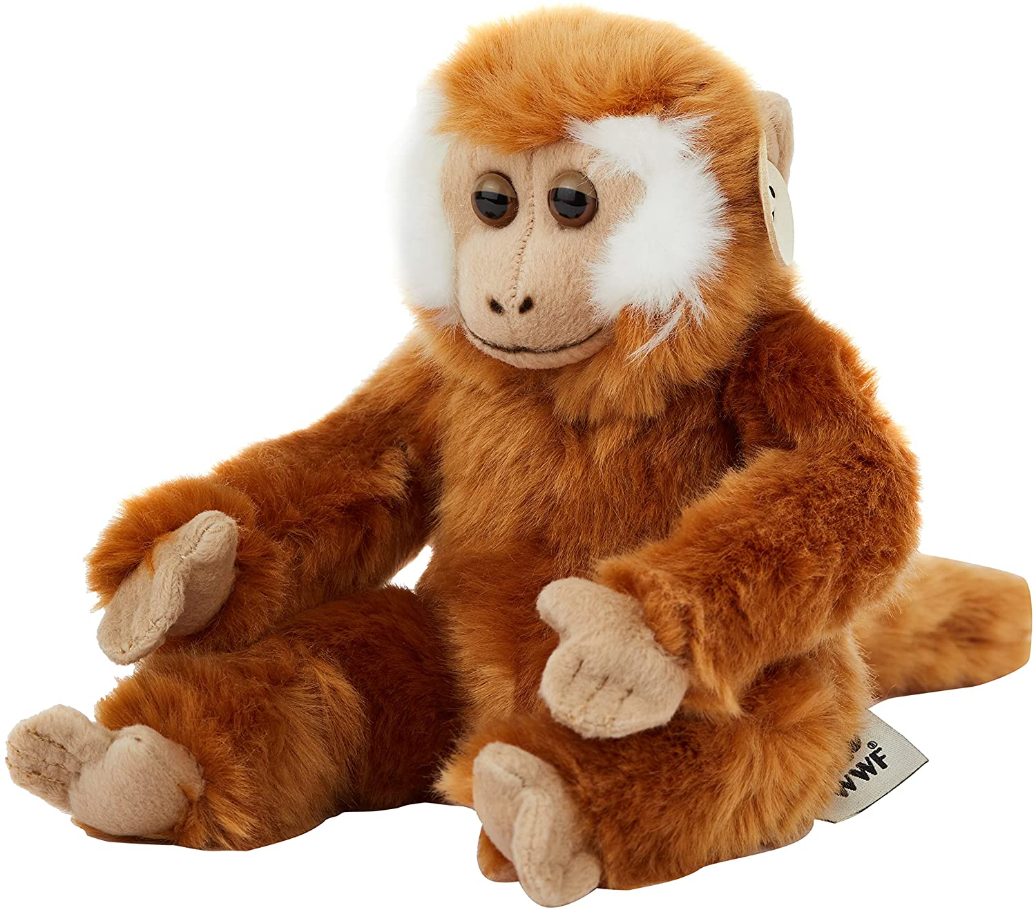 WWF Pl&uuml;schtier - Affenbaby hellbraun (23cm) lebensecht Kuscheltier Stofftier Affe &Auml;ffchen - Bild 1