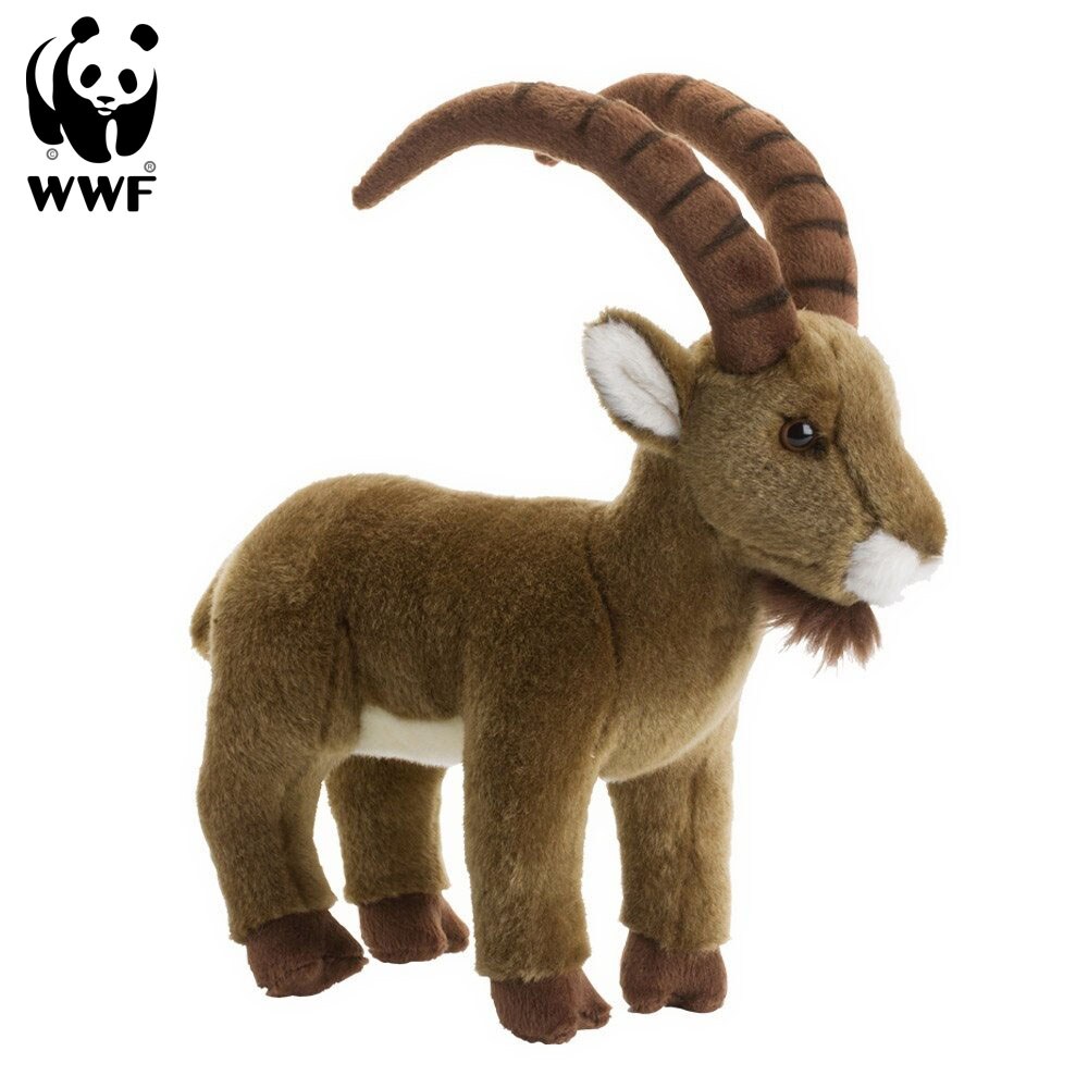 WWF Pl&uuml;schtier Steinbock (23cm) Kuscheltier Stofftier WWF lebensecht - Bild 1
