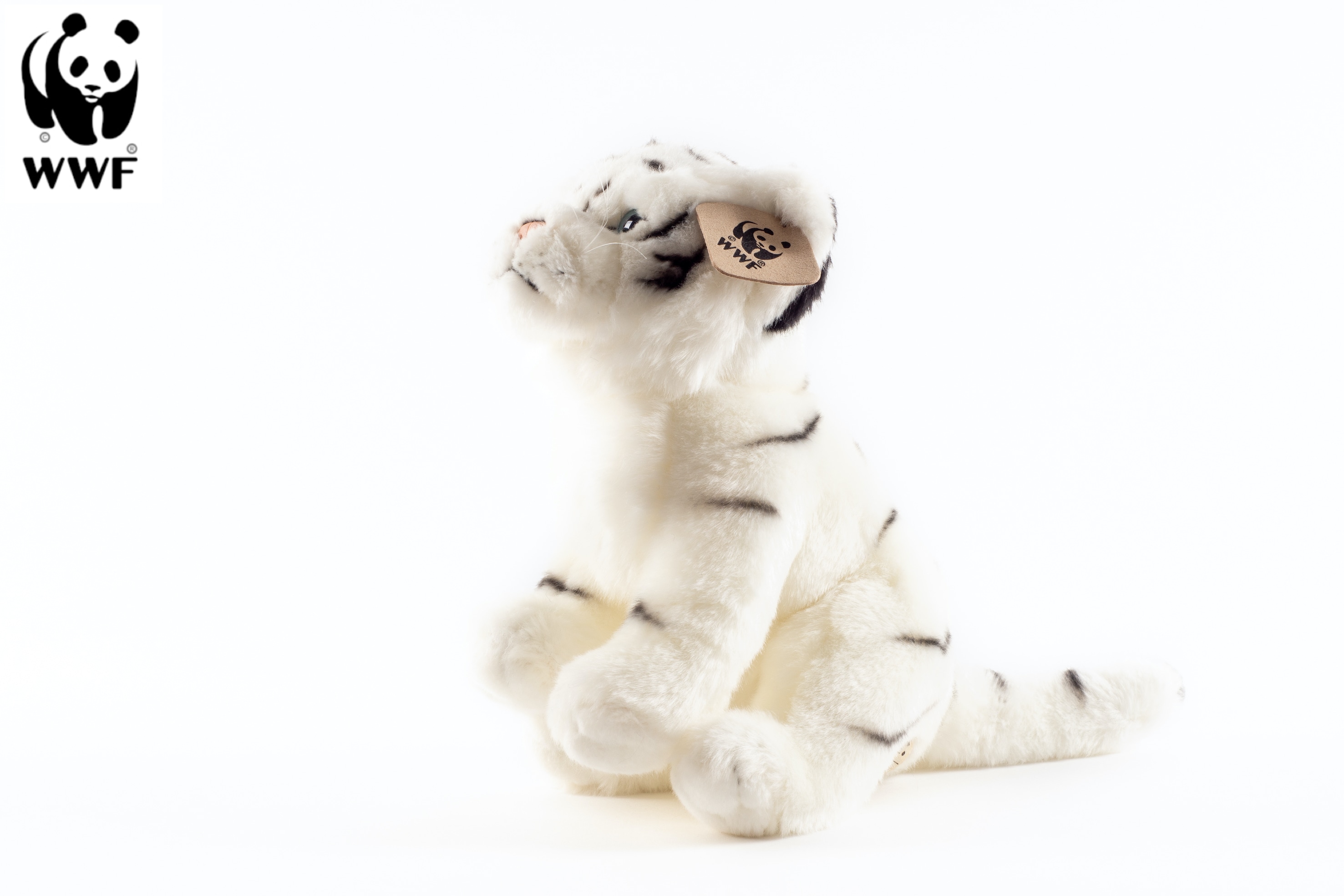 WWF Pl&uuml;schtier Wei&szlig;er Tiger (15cm) Kuscheltier Stofftier Raubkatze - Bild 1