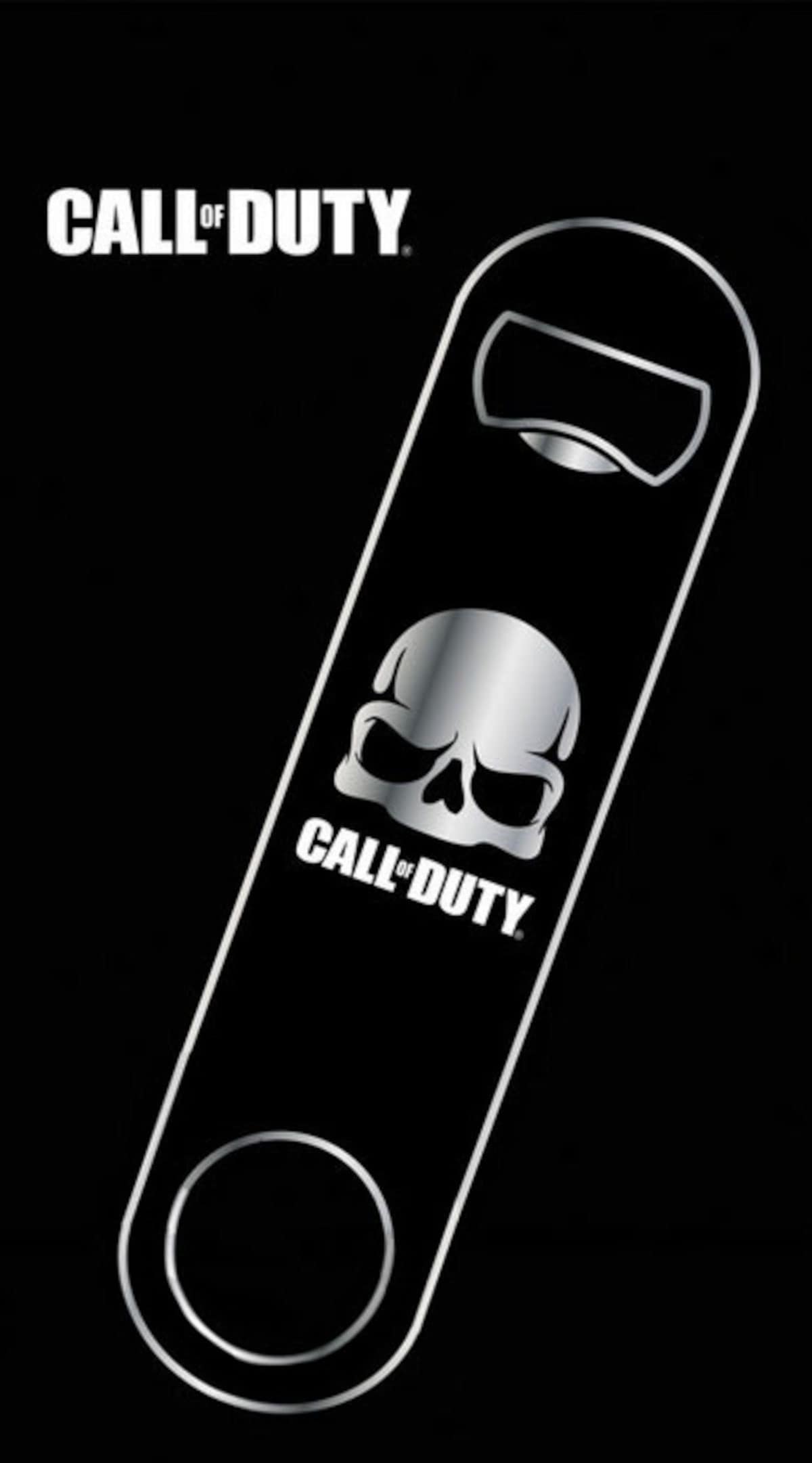 GB Eye - Call of Duty Flaschen&ouml;ffner aus Metall Gaming Skull CoD Fanartikel schwarz Videospiel - Bild 1