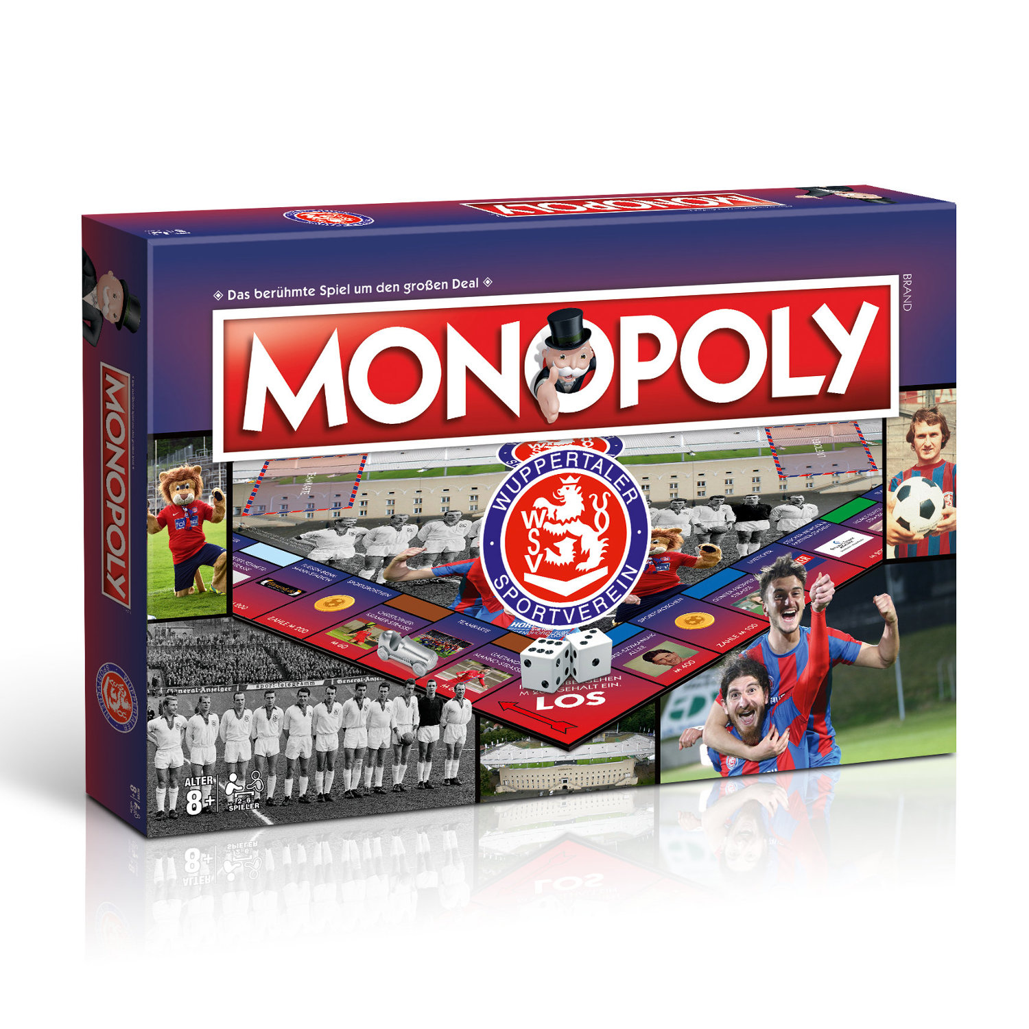 Monopoly Wuppertaler SV WSV Fu&szlig;ball Spiel Gesellschaftsspiel Brettspiel - Bild 1