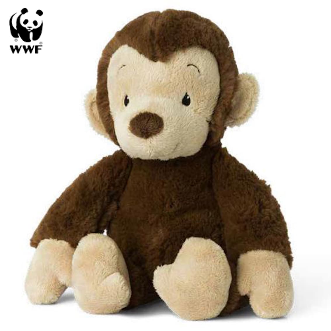 WWF Cub Club Mago &Auml;ffchen Pl&uuml;schtier 29cm braun Kleinkindserie Kuscheltier - Bild 1