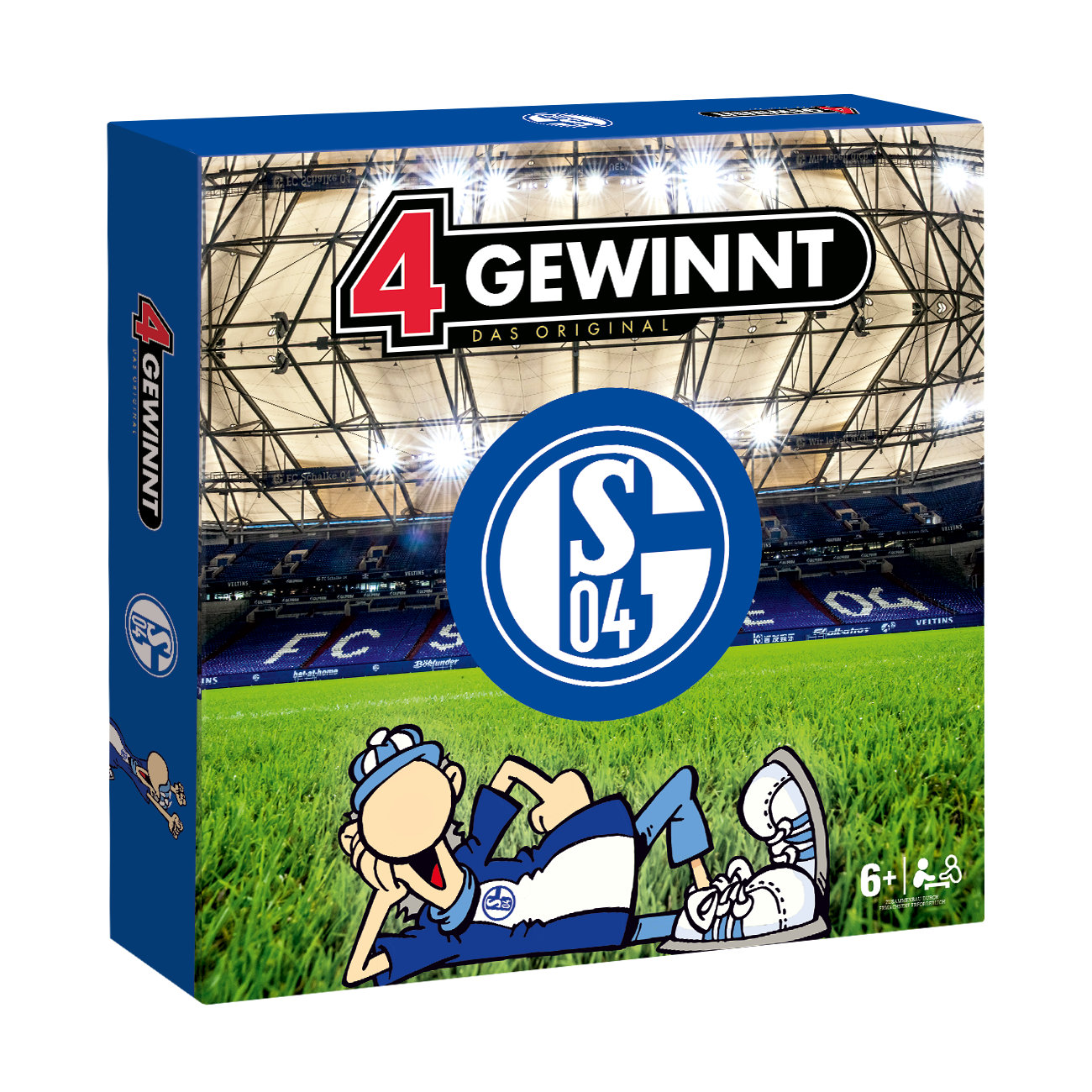 4 Gewinnt FC Schalke 04 Strategie Spiel Fu&szlig;ball Brettspiel Gesellschaftsspiel - Bild 1