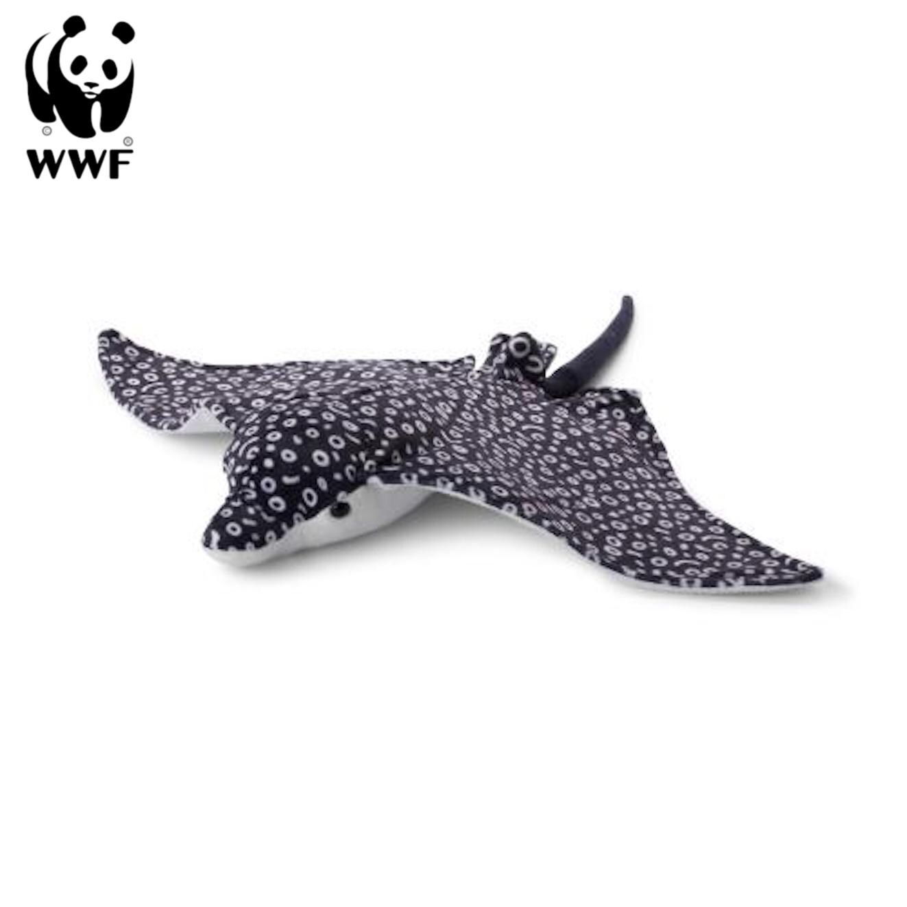 WWF - Pl&uuml;schtier - Gefleckter Adlerrochen (37cm) lebensecht Kuscheltier Stofftier - Bild 1