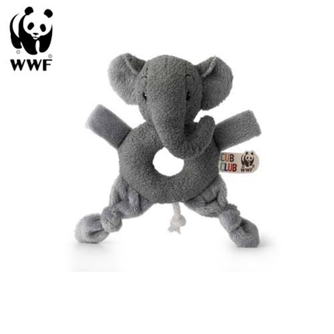 Cub Club - Greifring Ebu der Elefant (grau, 15cm) f&uuml;r Kleinkinder Elephant Spielzeug - Bild 1