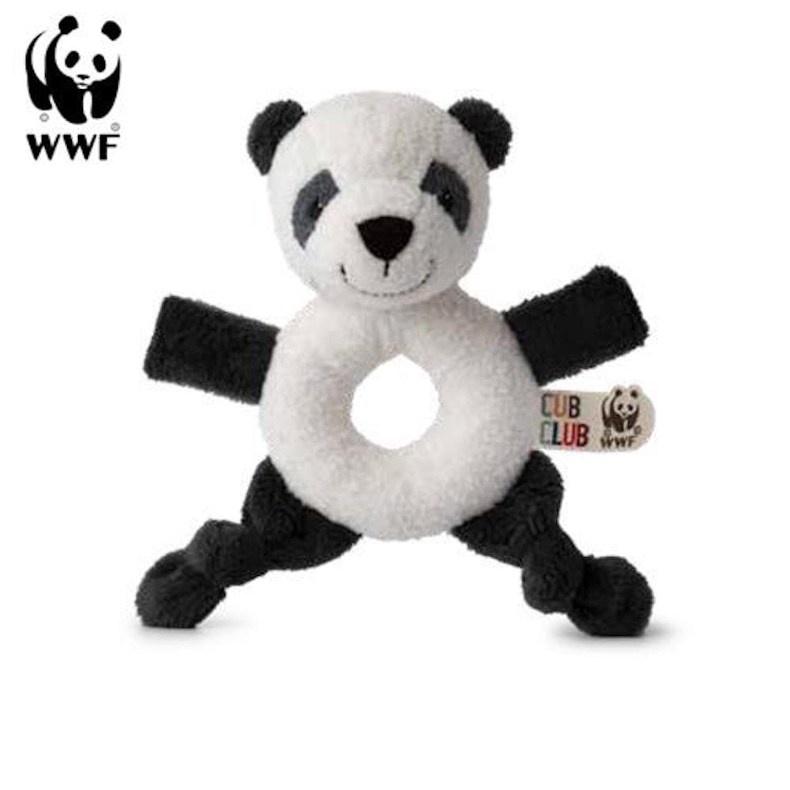 Cub Club - Greifring Panu der Panda (15cm) f&uuml;r Kleinkinder Pandab&auml;r Spielzeug - Bild 1