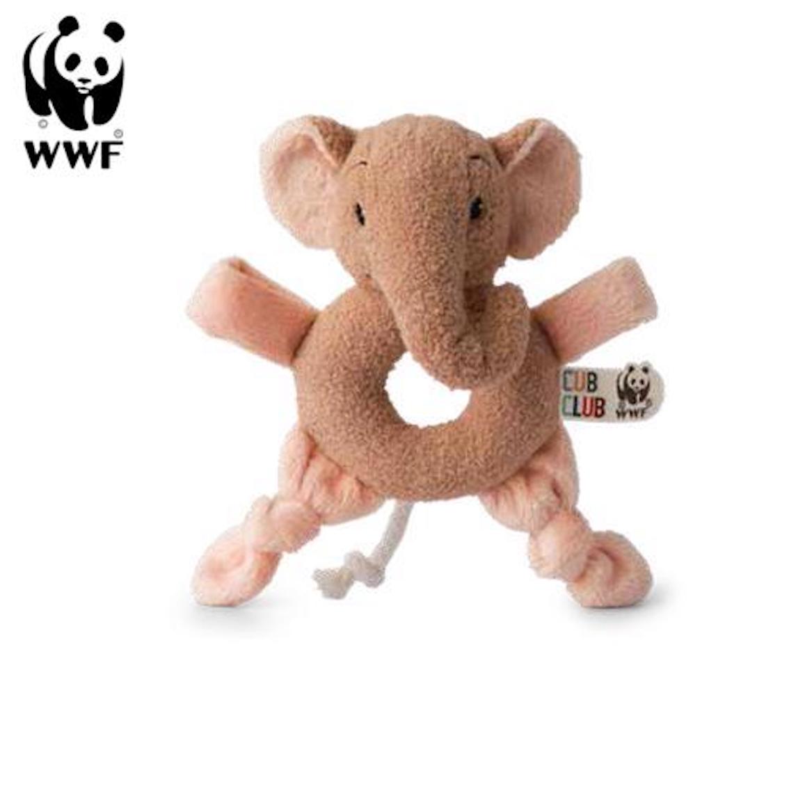 Cub Club - Greifring Ebu der Elefant (beige, 15cm) f&uuml;r Kleinkinder Elephant Spielzeug - Bild 1