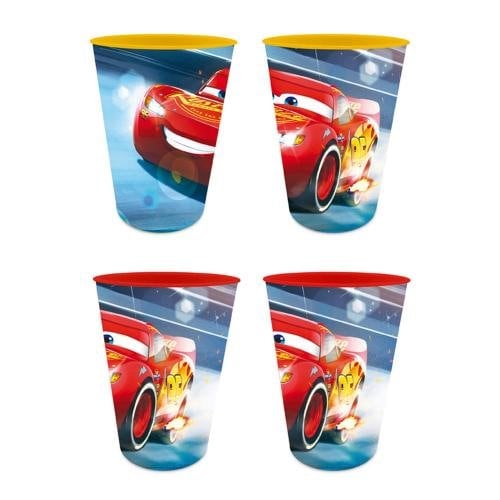 Cars Trinkbecher Set 4er Pack Kinder Kunststoff Disney - Bild 1