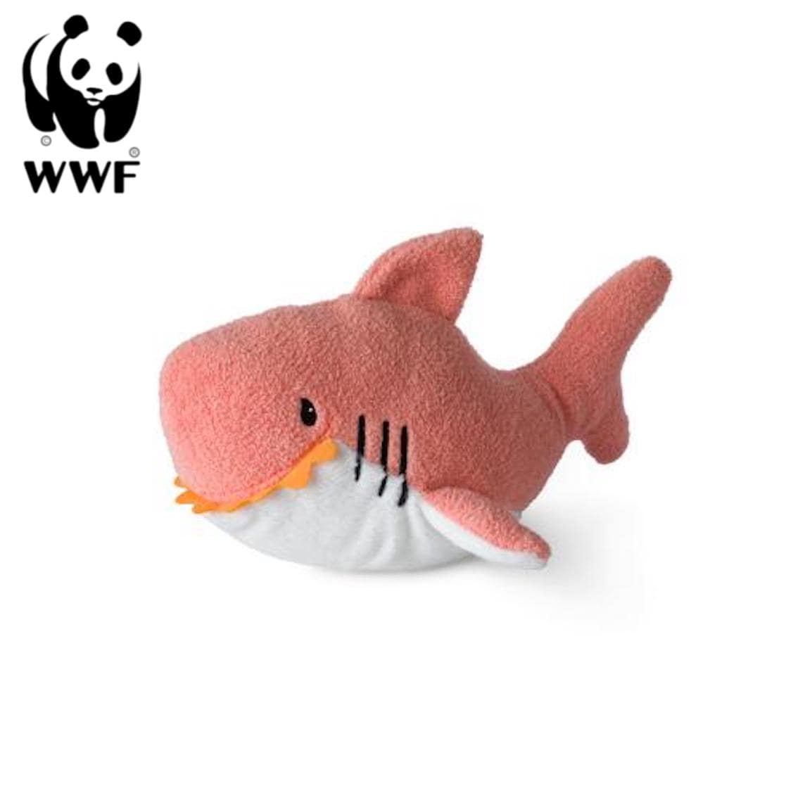 WWF Cub Club - Stevie der  Hai (pink, 20cm) f&uuml;r Kleinkinder Kuscheltier Stofftier - Bild 1