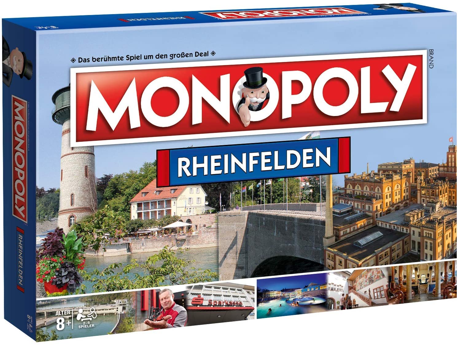 Monopoly Rheinfelden Stadt City Edition Gesellschaftsspiel Brettspiel Spiel - Bild 1