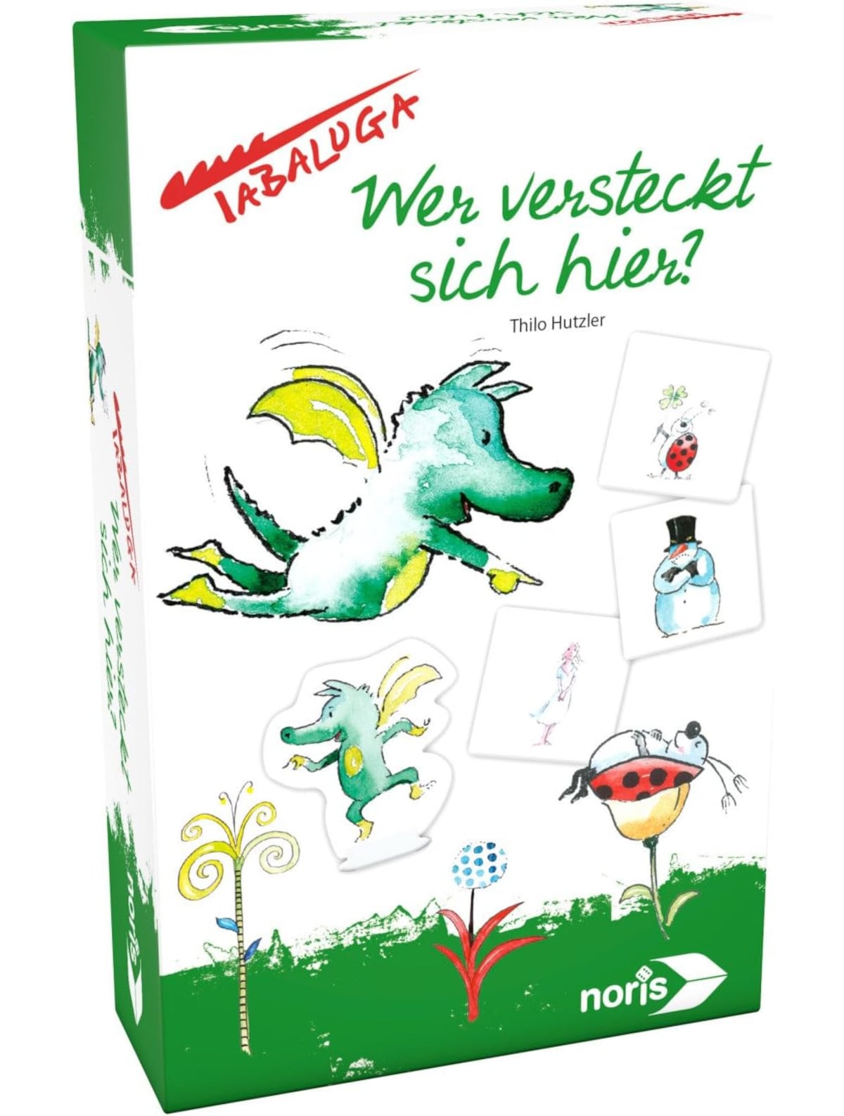noris Tabaluga Wer versteckt sich hier Memo Spiel Kinderspiel ab 5 Jahren - Bild 1