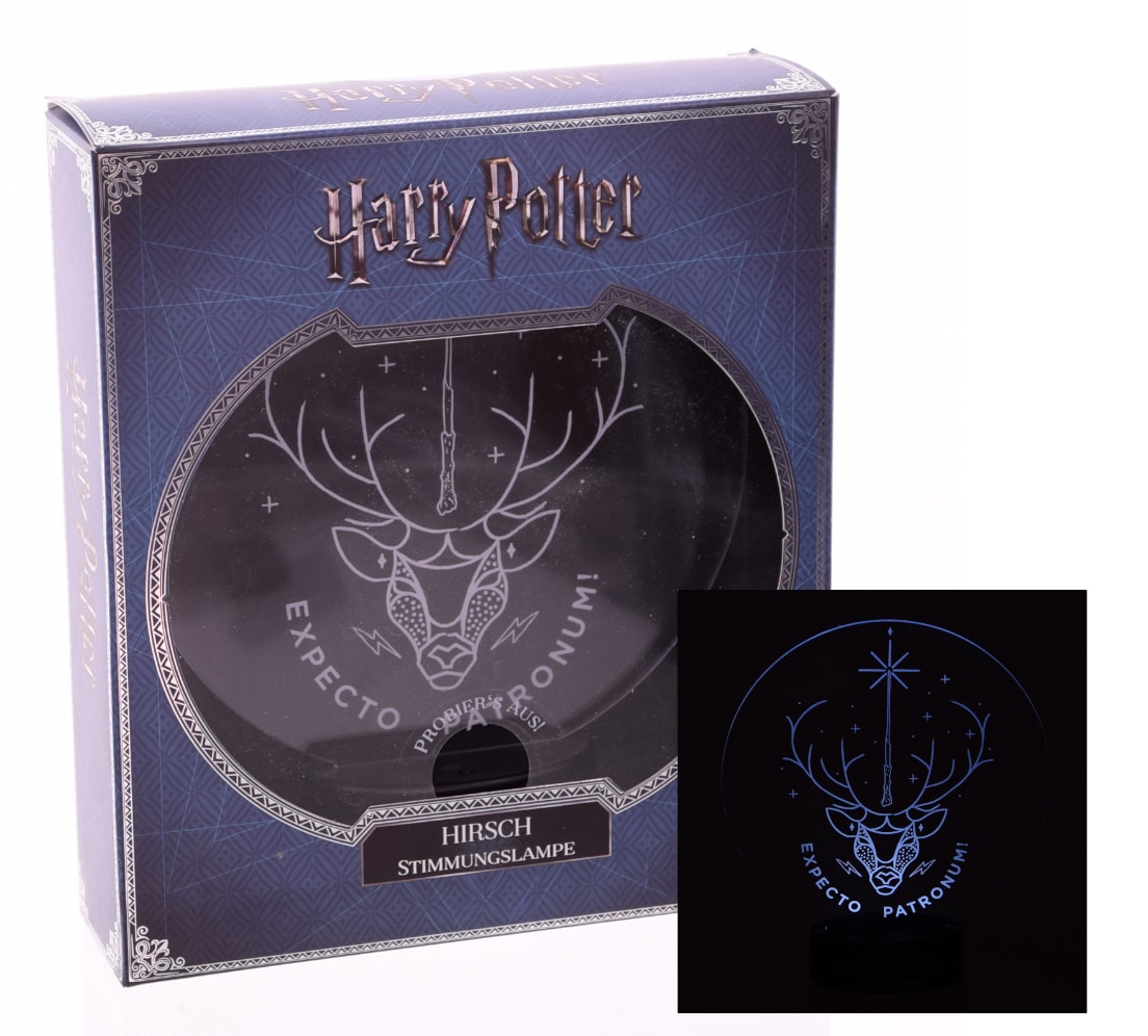 Harry Potter Stimmungslampe - Hirsch Patronus (24cm) Stimmungslicht Lampe Deko Dekoration - Bild 1