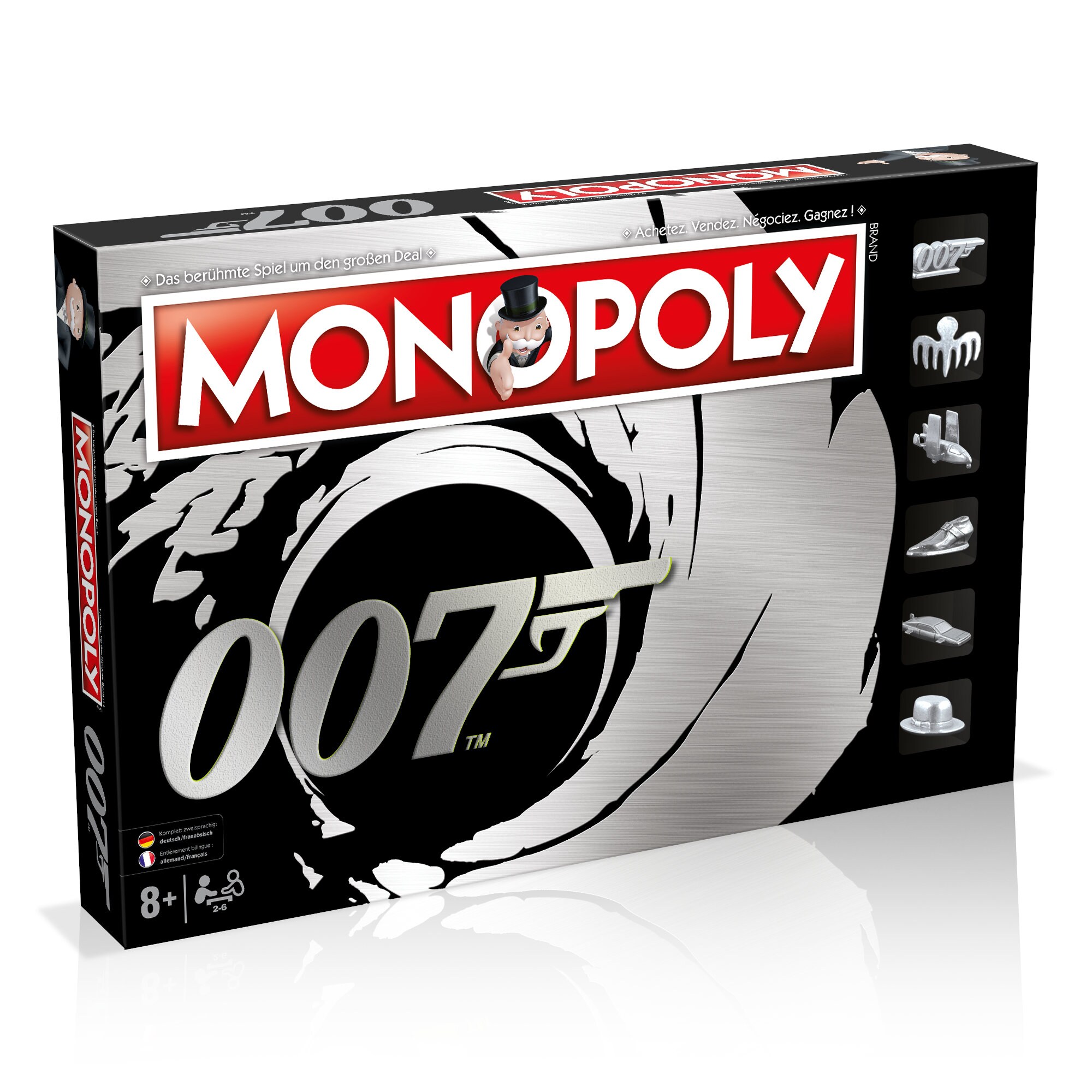 Monopoly James Bond 007 Deutsch Franz&ouml;sisch Edition Spiel Brettspiel - Bild 1