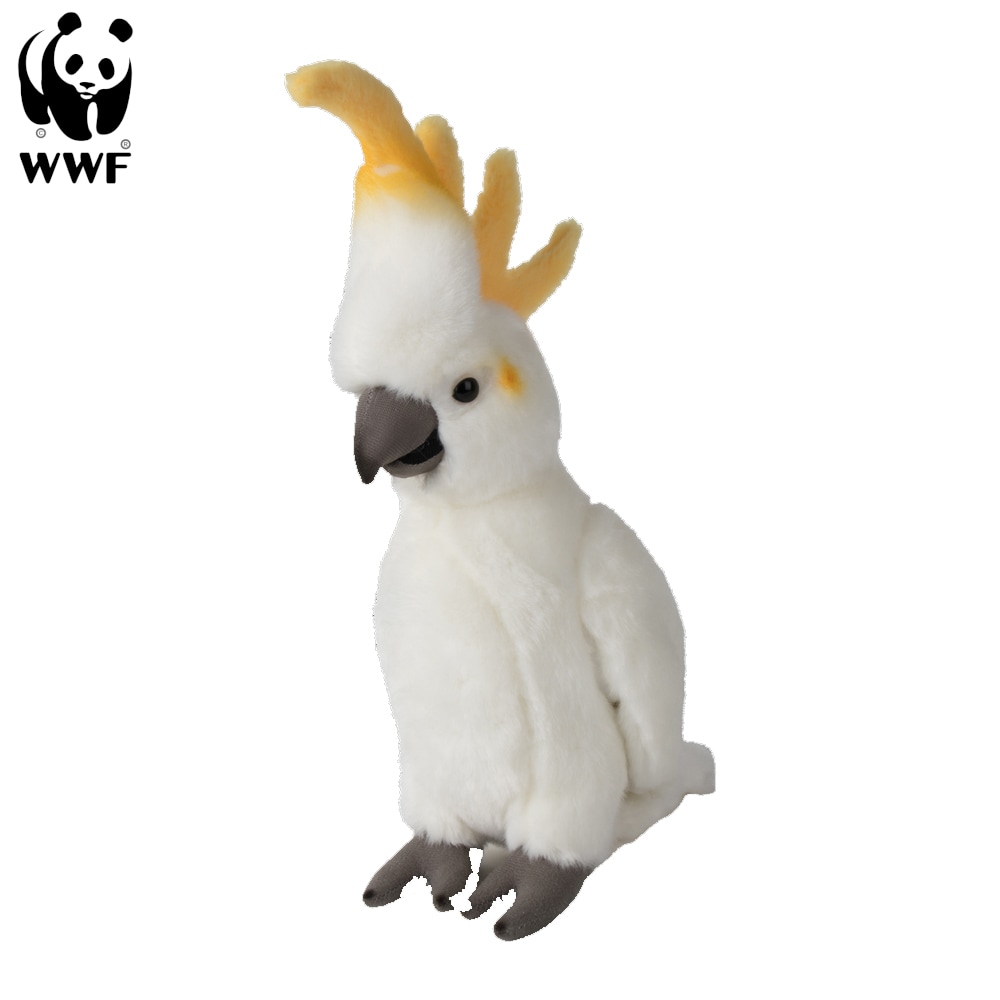 WWF Pl&uuml;schtier Kakadu (24cm) lebensecht Kuscheltier Stofftier Pl&uuml;schfigur Vogel Papagei - Bild 1