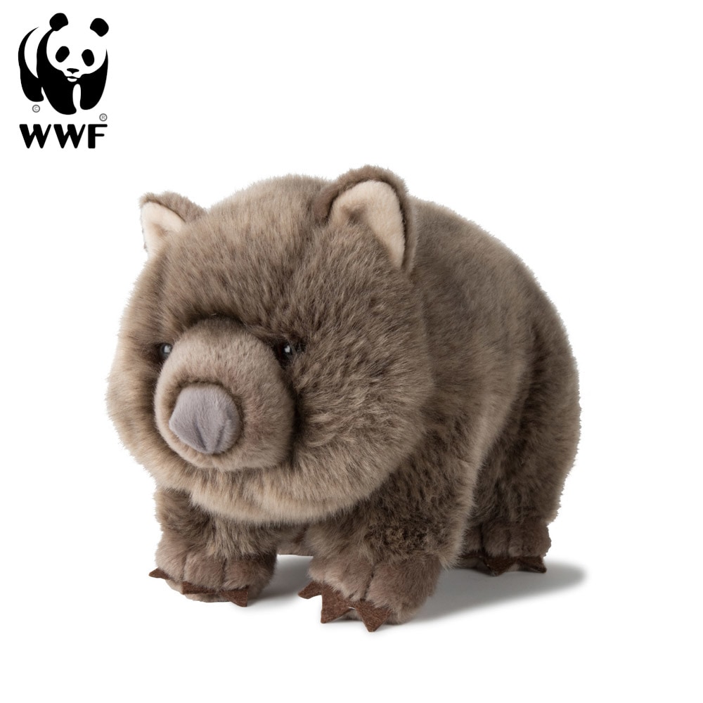 WWF Pl&uuml;schtier Wombat (28cm) lebensecht Kuscheltier Stofftier Pl&uuml;schfigur - Bild 1