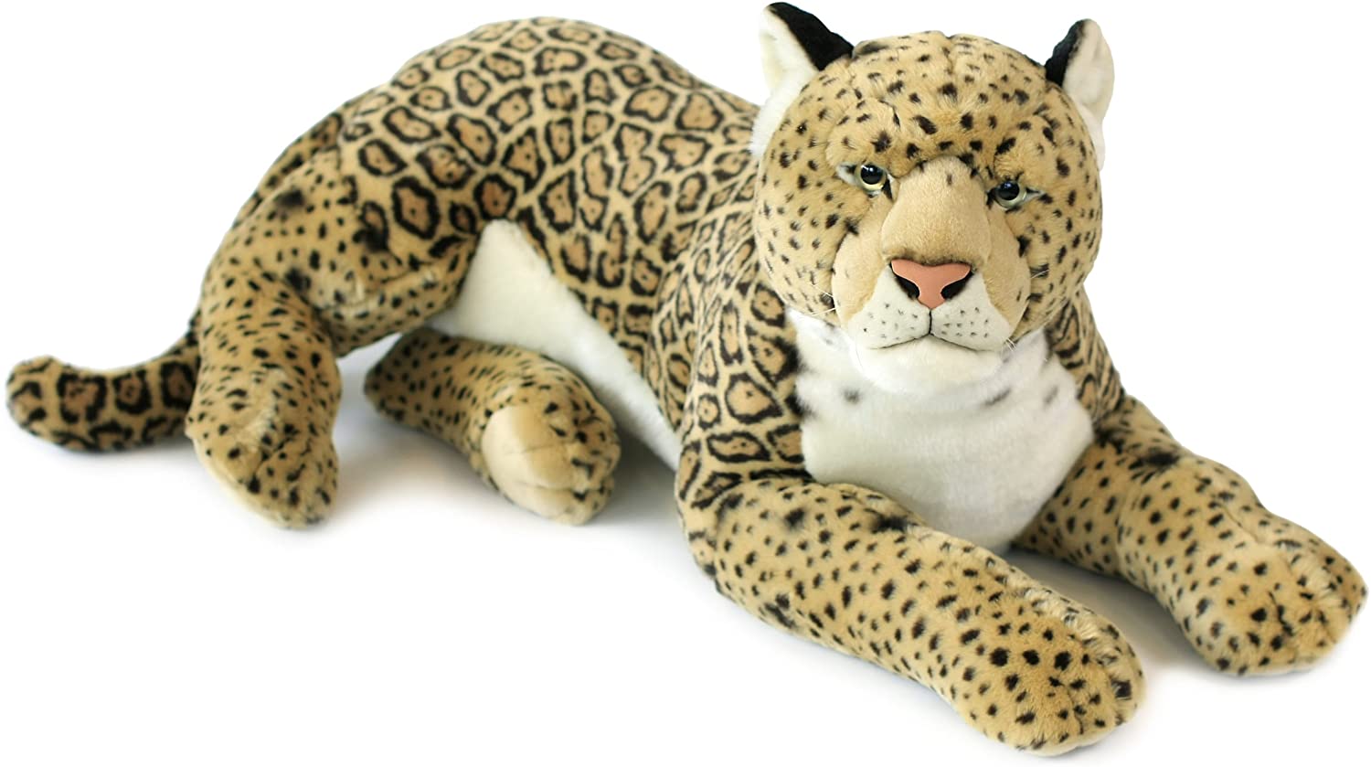 ACP Pl&uuml;schtier Jaguar (liegend, 81cm) lebensecht Kuscheltier Stofftier Pl&uuml;schfigur Riesenpl&uuml;sch - Bild 1