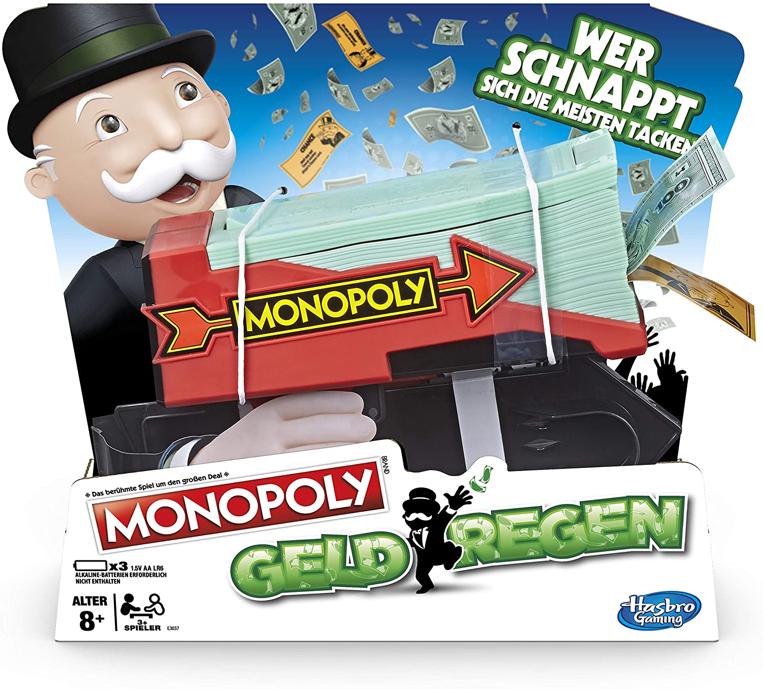 Hasbro E3037 Monopoly Gesellschaftsspiel Geldregen Spielgeld Spiel Geld - Bild 1
