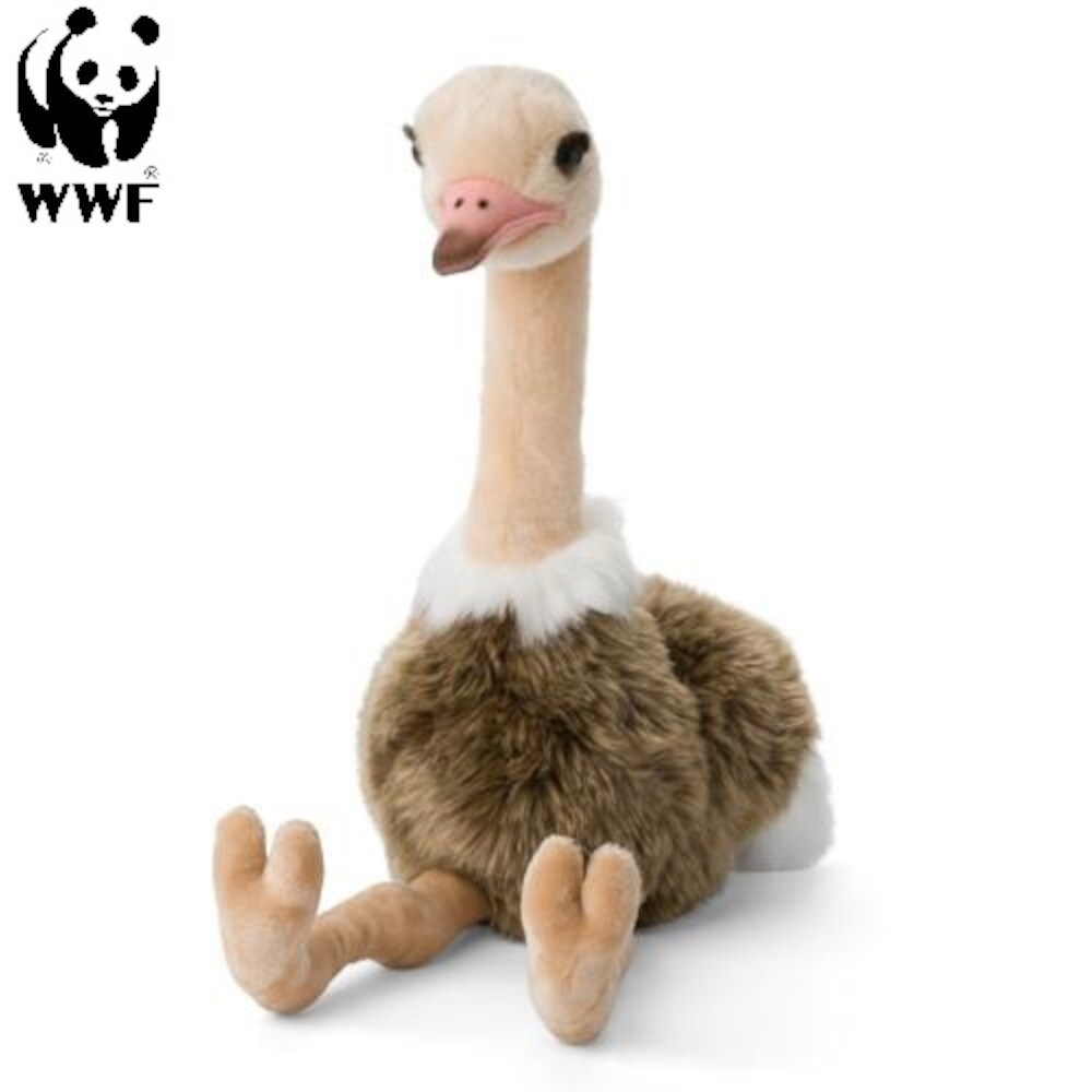 WWF Pl&uuml;schtier Strau&szlig; (35cm) lebensecht Kuscheltier Stofftier Pl&uuml;schfigur - Bild 1
