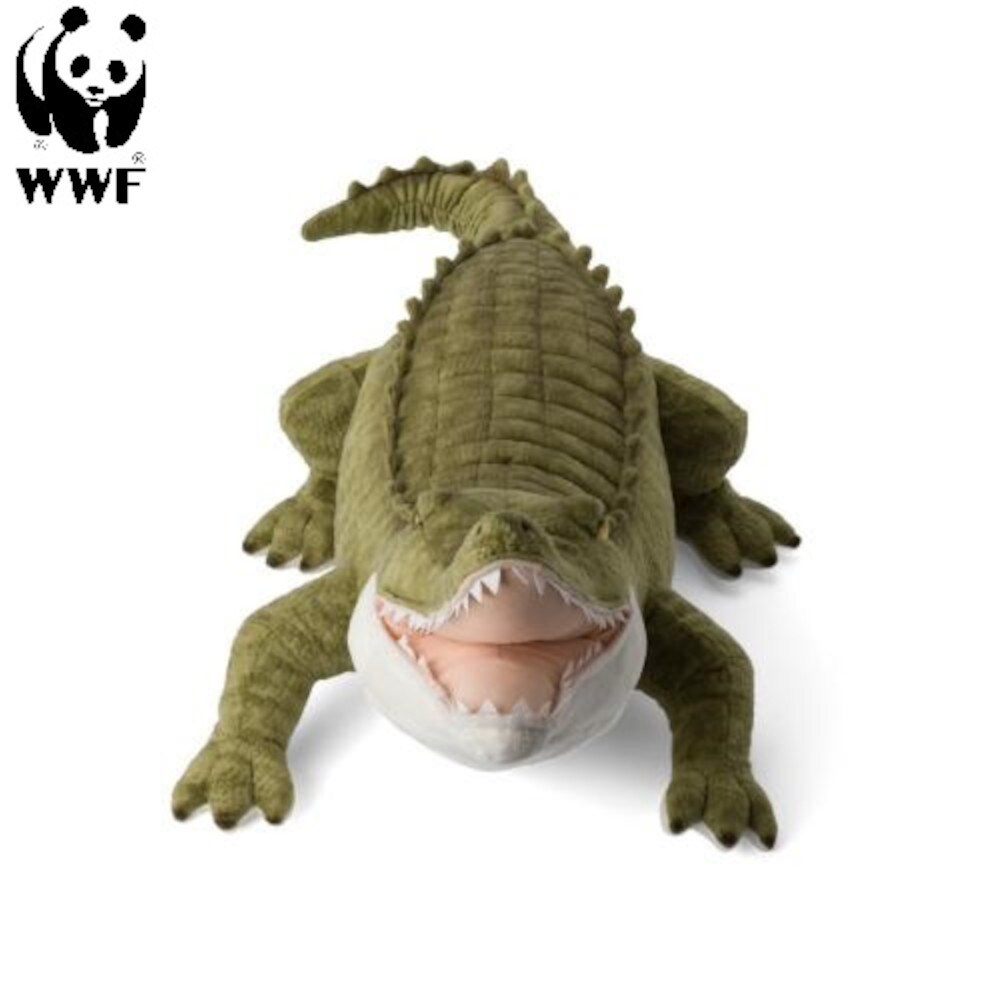 WWF Pl&uuml;schtier Krokodil (58cm) lebensecht Kuscheltier Stofftier Pl&uuml;schfigur - Bild 1