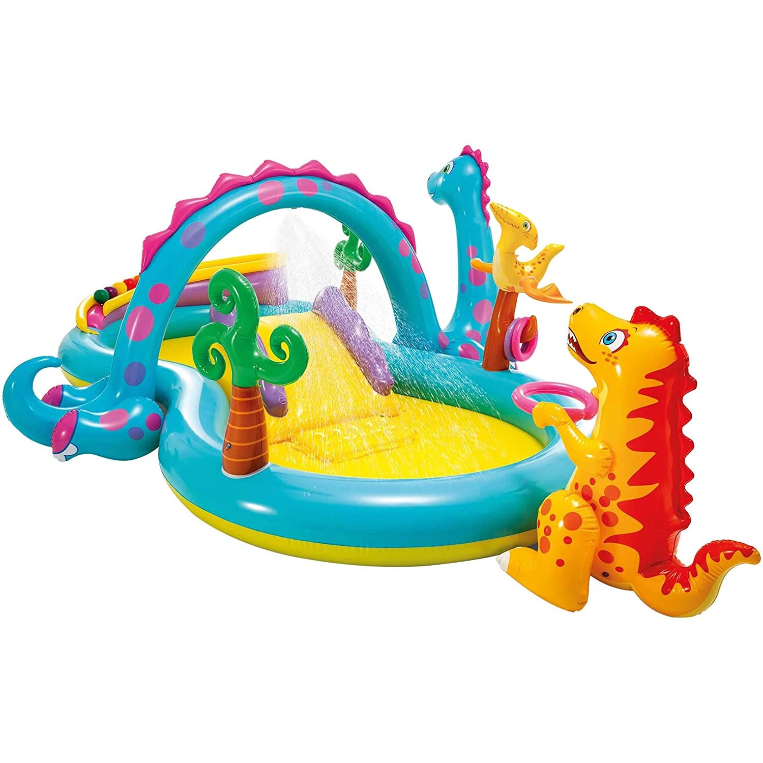 INTEX 57135NP - Playcenter - Dinoland mit Spr&uuml;her und Rutsche (333x229x112cm) - Bild 1