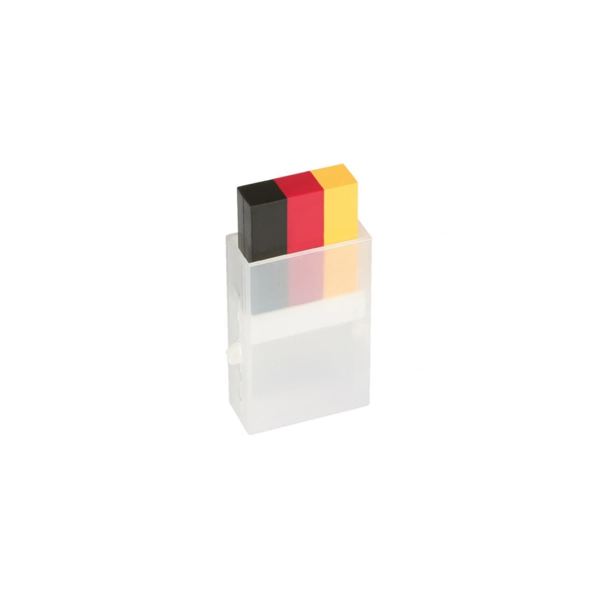 Deutschland Schminkstift Schwarz Rot Gold Fan Make-up WM schminken Fahne Flagge - Bild 1