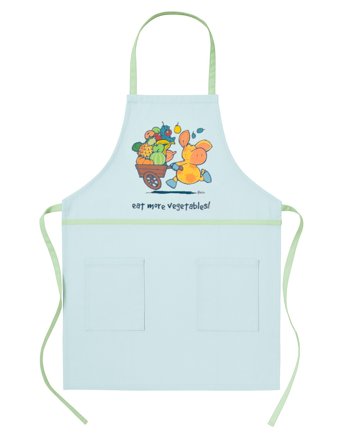 I 27792 - Farm Friends Sch&uuml;rze - eat more vegetables Kochsch&uuml;rze Grillsch&uuml;rze Kindersch&uuml;rze - Bild 1