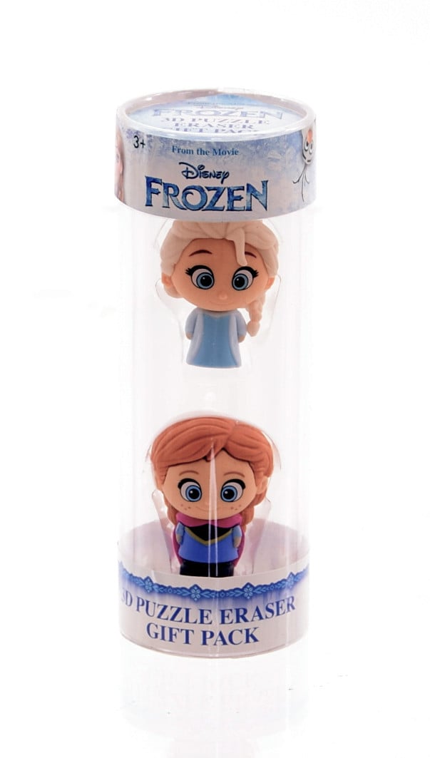 Sambro - Disney Frozen - 3D Puzzle Radiergummi Figuren Sammelfiguren Figur Elsa Anna Eisk&ouml;nigin - Bild 1