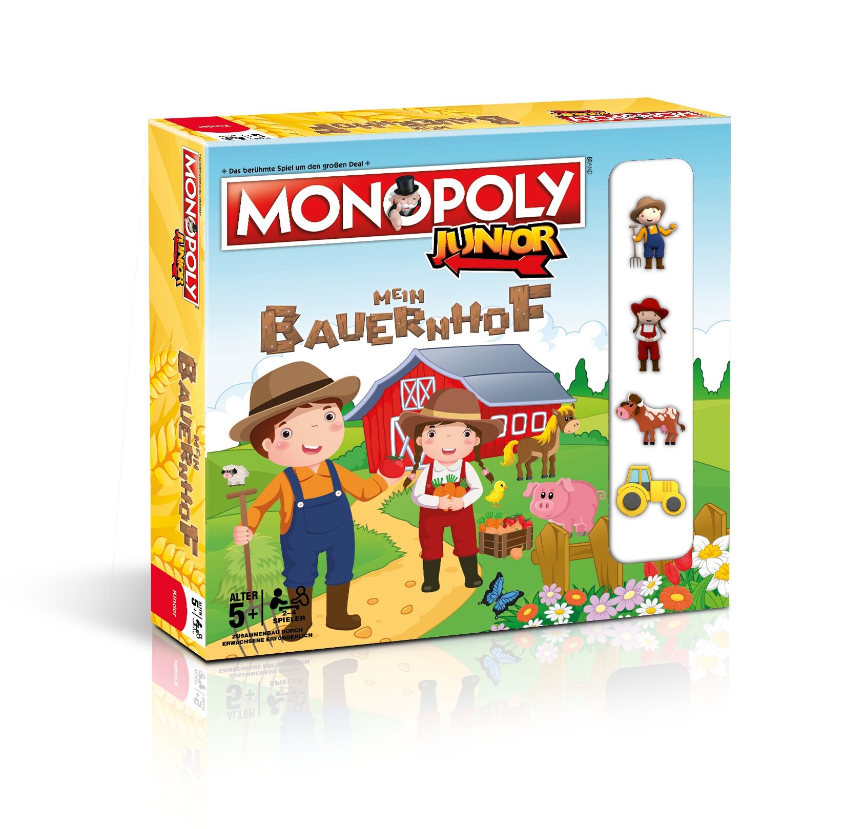 Monopoly Junior - Mein Bauernhof Brettspiel Gesellschaftsspiel Kinder Spiel - Bild 1