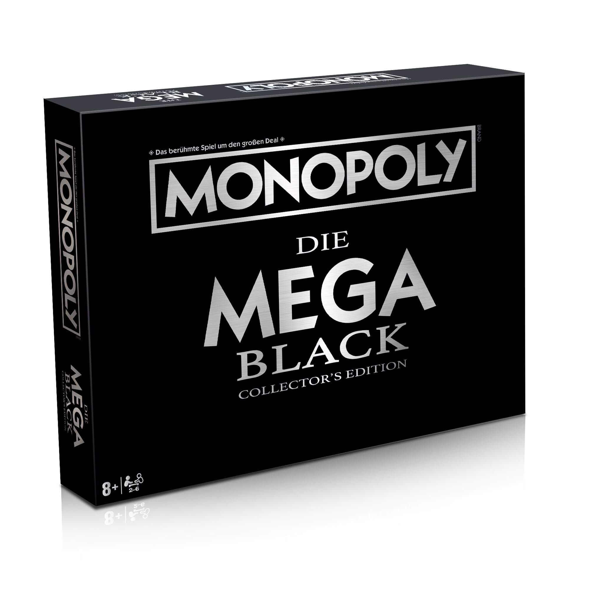 Monopoly Mega Black Edition Brettspiel Gesellschaftsspiel - Bild 1