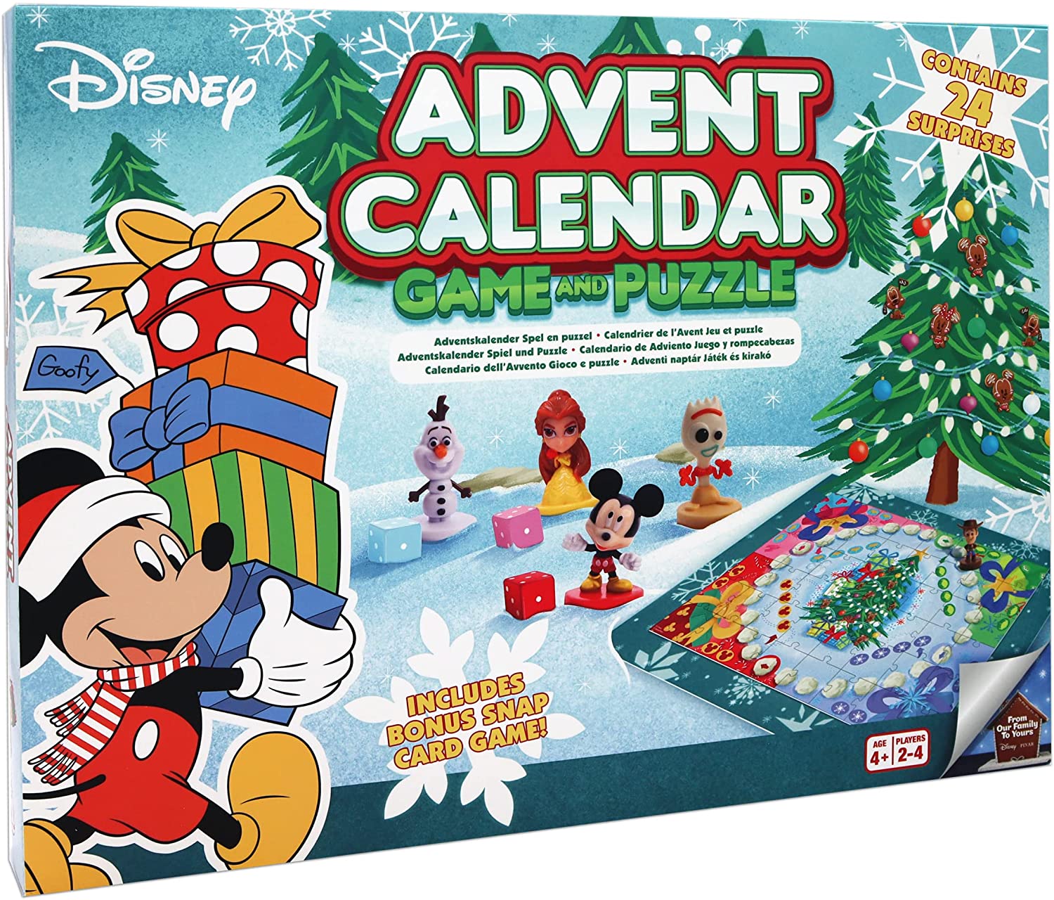 Disney - Adventskalender - Game & Puzzle Advent Kalender Weihnachten Micky Maus Donald Duck - Bild 1