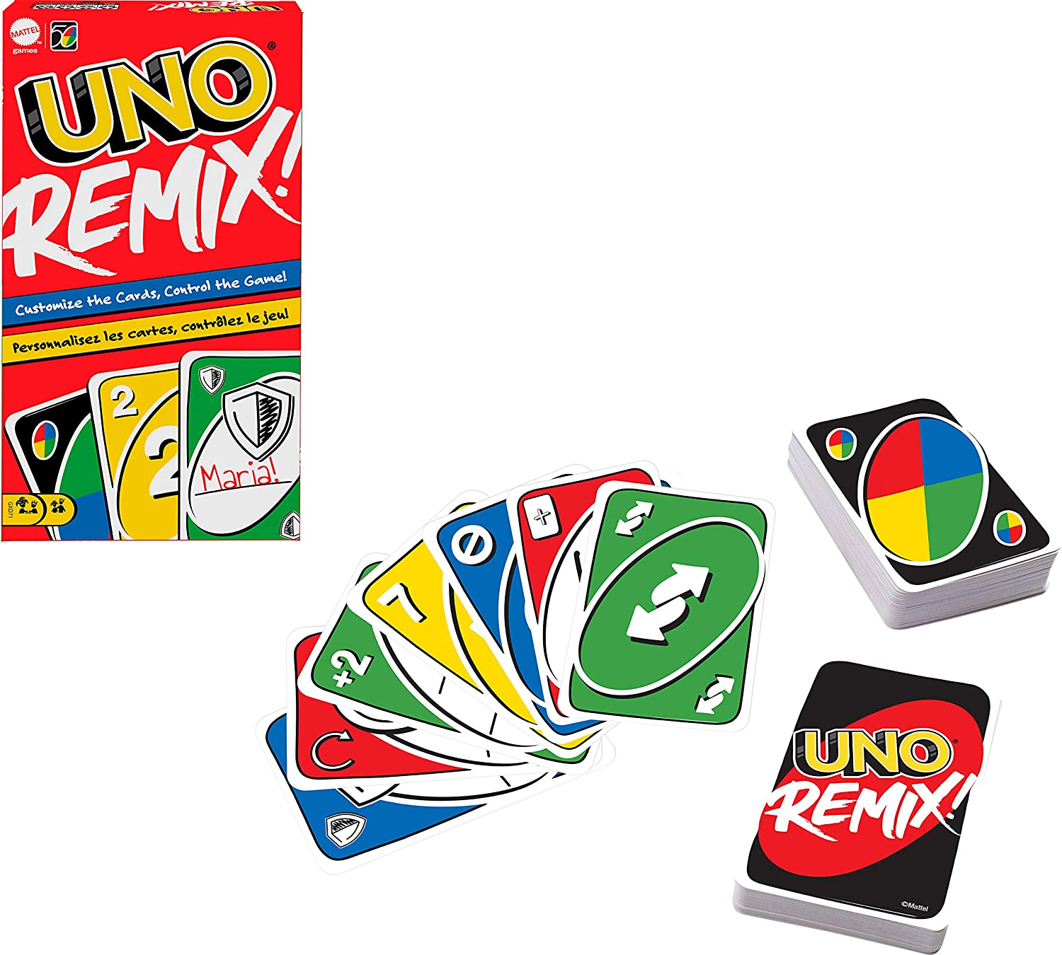 Mattel - UNO Remix Kartenspiel Gesellschaftsspiel - Bild 1