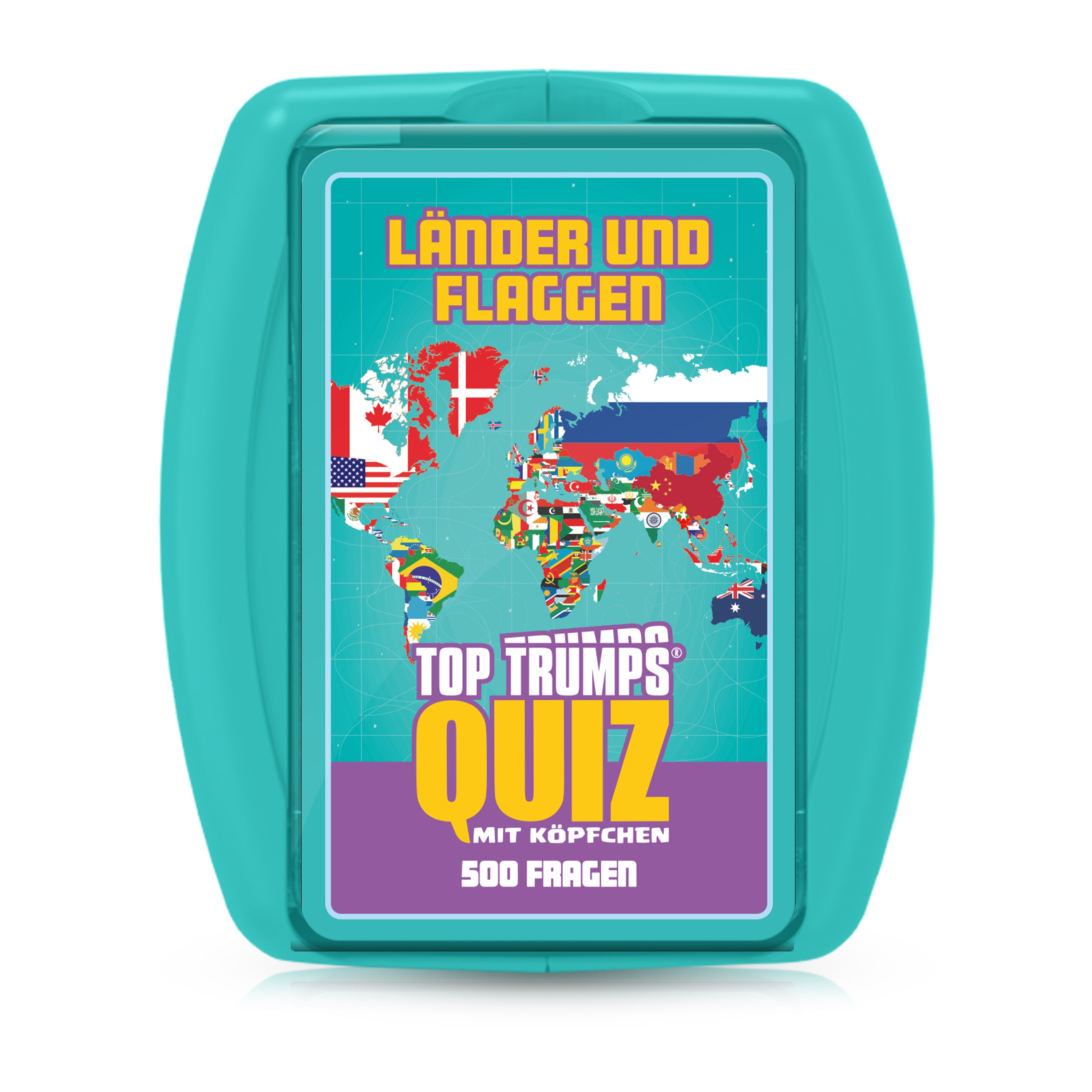 Top Trumps Quiz - L&auml;nder und Flaggen Quizspiel Gesellschaftsspiel Wissensspiel - Bild 1