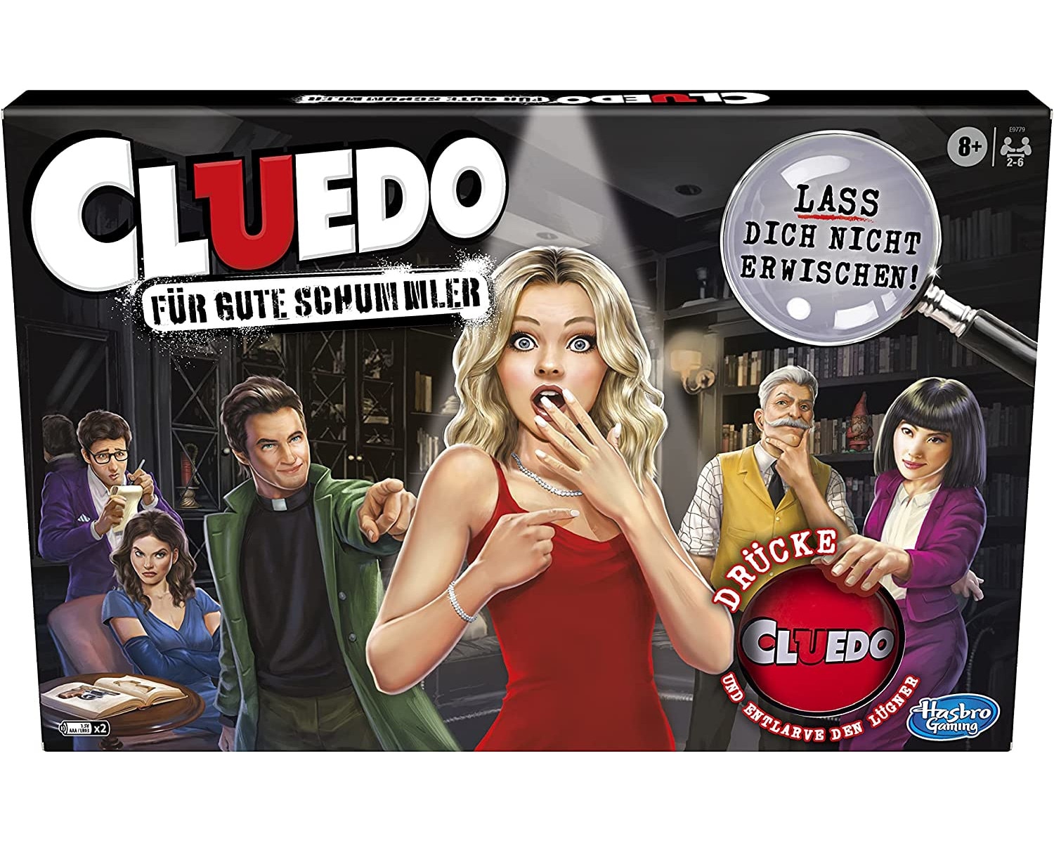 Hasbro - Cluedo - F&uuml;r gute Schummler Brettspiel Gesellschaftsspiel - Bild 1