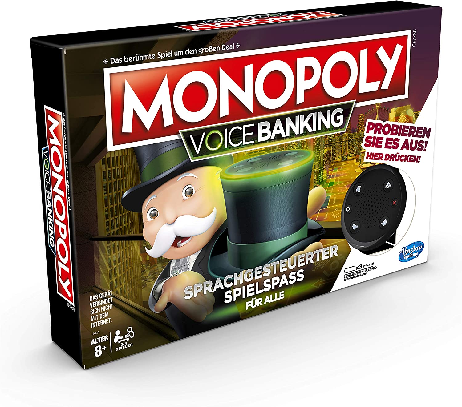 Hasbro - Monopoly - Voice Banking Brettspiel Gesellschaftsspiel Sprachsteuerung - Bild 1