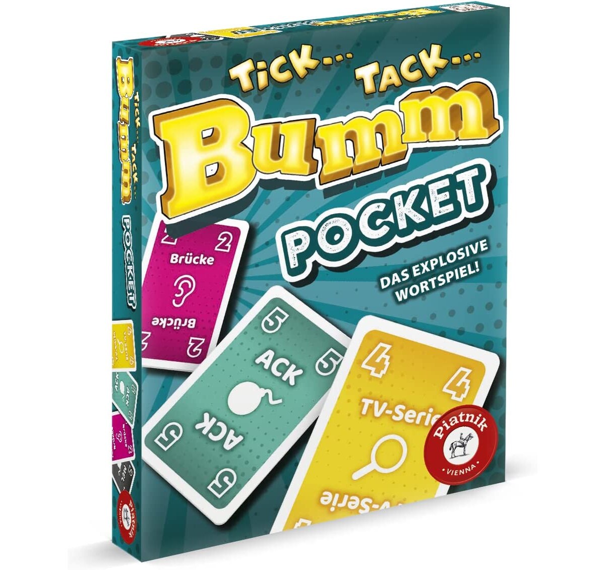 Piatnik - Tick Tack Bumm Pocket Wortspiel Gesellschaftsspiel - Bild 1