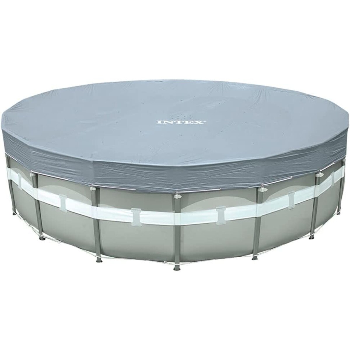 INTEX 28040 - Deluxe Abdeckplane f&uuml;r Frame Pool &Oslash; 488cm, &Uuml;berhang 25cm - Bild 1