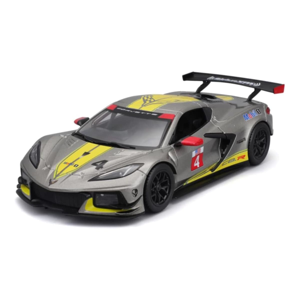 Bburago 18-28024 - Modellauto - Chevrolet Corvette C8R '20 (grau, Ma&szlig;stab 1:24) Modell Auto - Bild 1