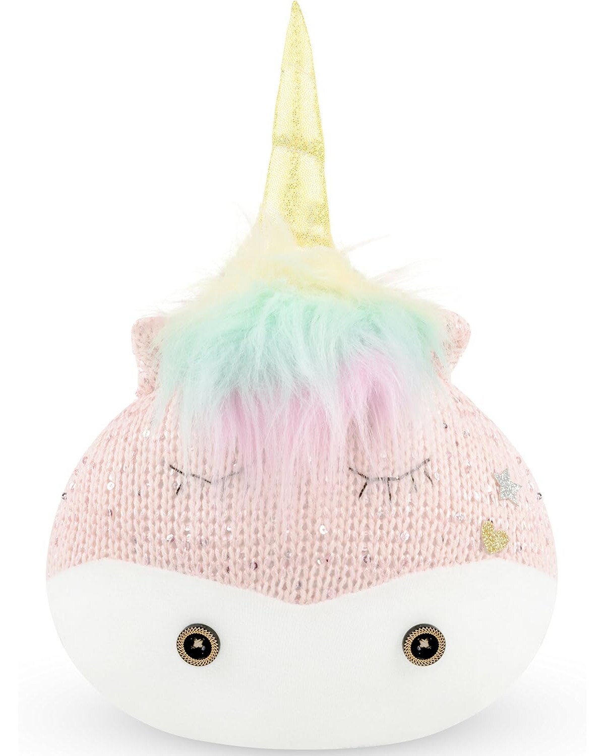 EinhornLiebe - T&uuml;rstopper - Einhorn T&uuml;rsack rosa (17x28x16cm) T&uuml;rgewicht Wandpuffer - Bild 1