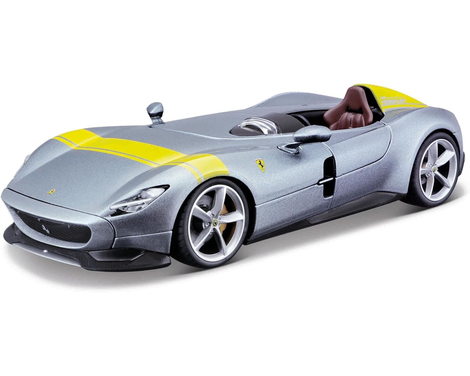 Bburago 18-36912 - Modellauto - Ferrari Monza SP1 Signature Edition (silber, Ma&szlig;stab 1:43) - Bild 1