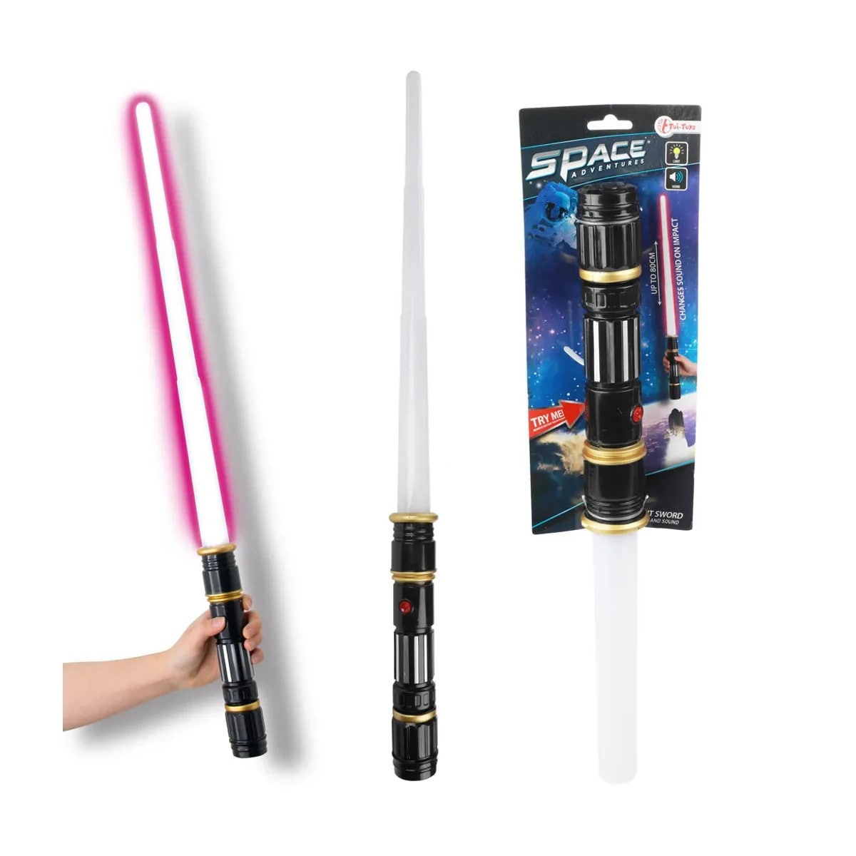 Toi-Toys - Space Adventures Lichtschwert Schwert light sword - Bild 1