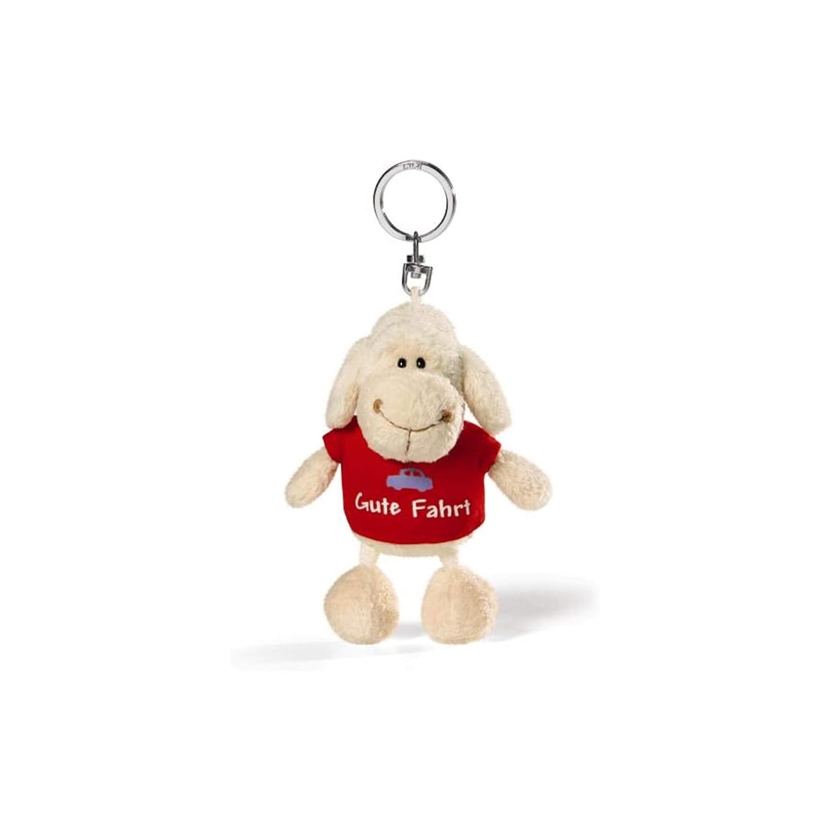 NICI 34038 - Pl&uuml;schanh&auml;nger Schaf - Gute Fahrt (10cm) Schl&uuml;sselanh&auml;nger Keychain Pl&uuml;sch Anh&auml;nger - Bild 1
