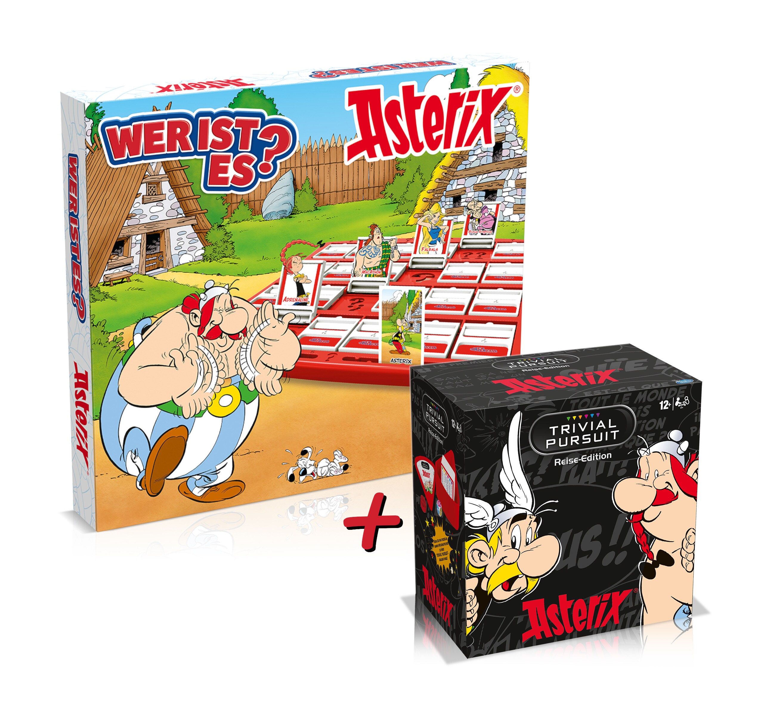 Asterix Spiele BUNDLE - Wer ist es? + Trivial Pursuit Gesellschaftsspiel Quizspiel - Bild 1