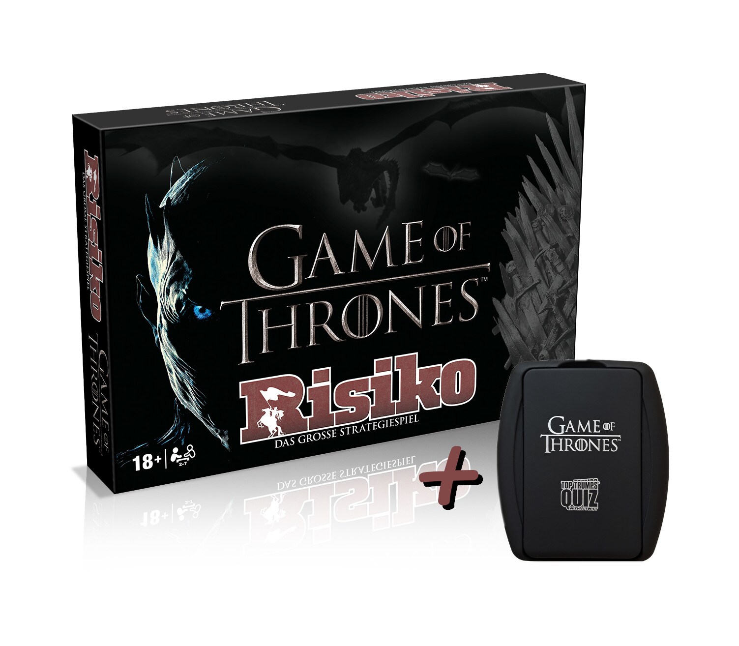 Game of Thrones - Risiko (Collectors Edition) + Top Trumps Quiz Gesellschaftsspiel Brettspiel Strategiespiel - Bild 1