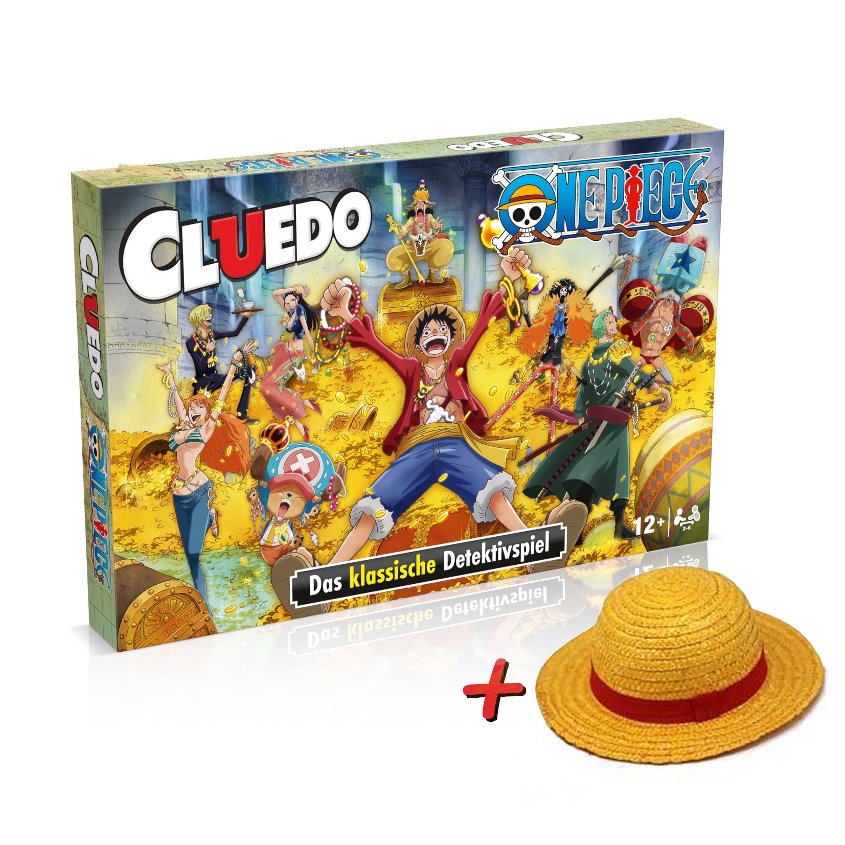 Cluedo - One Piece inkl. Ruffy Strohhut Spiel Gesellschaftsspiel Brettspiel deutsch - Bild 1